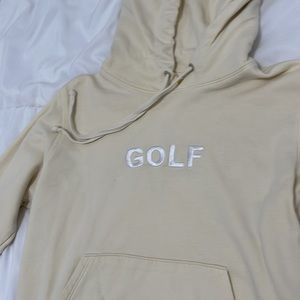 Cream Golf Hoodie Size XS